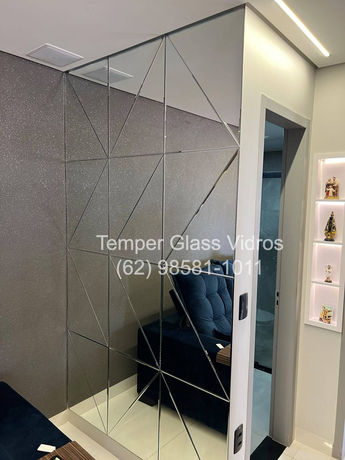 Espelhos - Temper Glass Vidros Goiânia